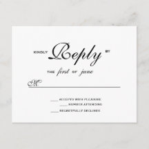 Elegant Wedding RSVP
