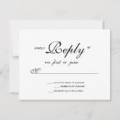 Elegant Wedding RSVP (Voorkant)
