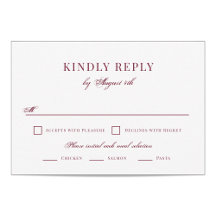 Elegant Wedding RSVP