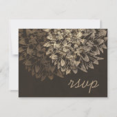 Elegant Wedding RSVP-kaart RSVP Kaartje (Voorkant)