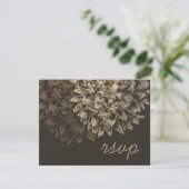 Elegant Wedding RSVP-kaart RSVP Kaartje (Staand voorkant)