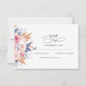 Elegant Wedding RSVP-kaart RSVP Kaartje (Voorkant)