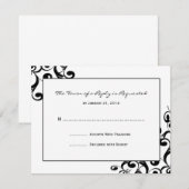 Elegant Wedding RSVP-kaarten RSVP Kaartje (Voorkant / Achterkant)