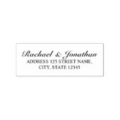 Elegant Wedding Rubberstempel (Afrduk)