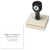 Elegant Wedding Rubberstempel (Gestempeld)