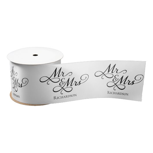 Elegant Wedding Satijnen Lint (Spoel)