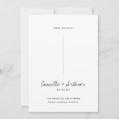 Elegant Wedding Save the Date Invitation Kaart (Voorkant)
