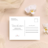 Elegant Wedding Save the Date Photo Aankondigingskaart