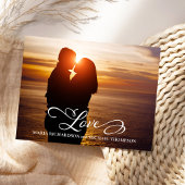 Elegant Wedding Save the Date Photo Aankondigingskaart