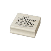 Elegant Wedding Save the Date Rubberstempel (Stempel)