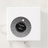 Elegant Wedding Silver Agave Plant Guest Hartelijk Bedankjes Labels (In situ)