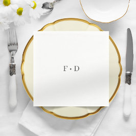 Elegant Wedding Simple Paper Napkins Servet