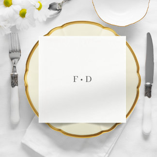 Elegant Wedding Simple Paper Napkins Servet