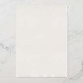 Elegant Wedding Table Numbers 20–29  Folie Uitnodiging (Achterkant)