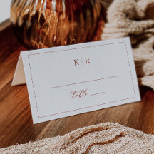 Elegant Wedding Table Place Card Escort K221