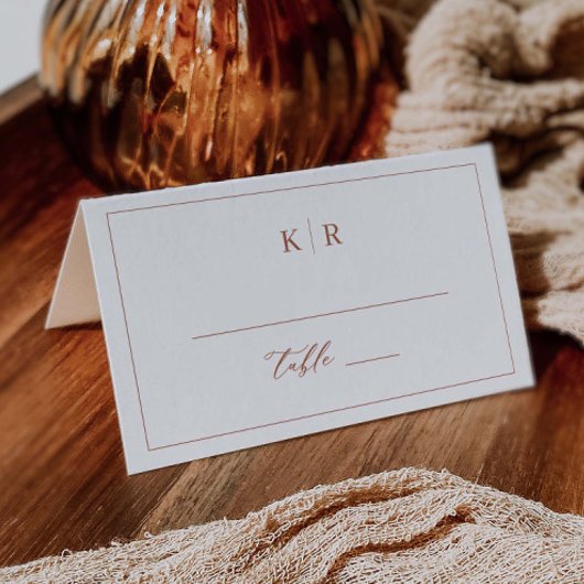 Elegant Wedding Table Place Card Escort K221 Plaatskaartje