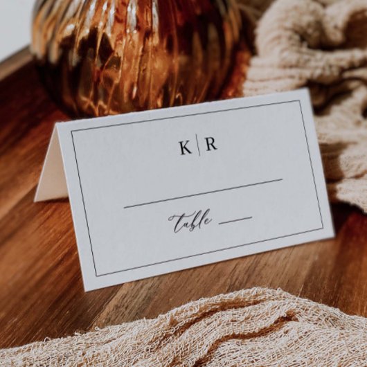 Elegant Wedding Table Place Card Escort K221 Plaatskaartje