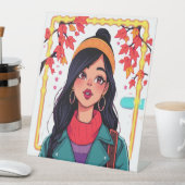 Elegant Wedding Table Sign Reclamebord Met Voetstuk (Insitu)