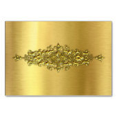 Elegant Wedding TableCards, Gold Kaart (Achterkant)