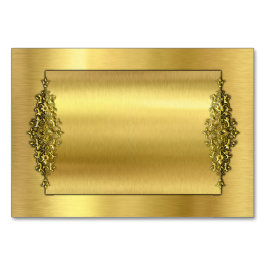 Elegant Wedding TableCards, Gold Kaart