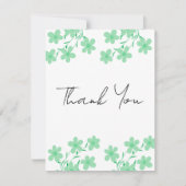 Elegant Wedding Thank You Card | Classic Script De Bedankkaart (Voorkant)