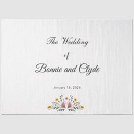 Elegant Wedding Tissue Paper for Gift Wrapping Tissuepapier