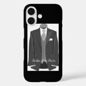 Elegant Wedding Tuxedo Suit Father of the Bride Case-Mate iPhone Case (Achterkant)