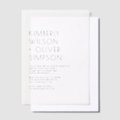 Elegant Wedding Vellum Uitnodigingen (Offset)