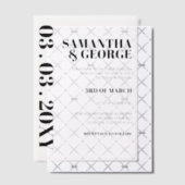 Elegant Wedding Vellum Uitnodigingen (Offset (Uitnodiging))