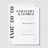 Elegant Wedding Vellum Uitnodigingen (Offset)