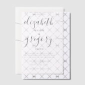 Elegant Wedding Vellum Uitnodigingen (Offset (Uitnodiging))
