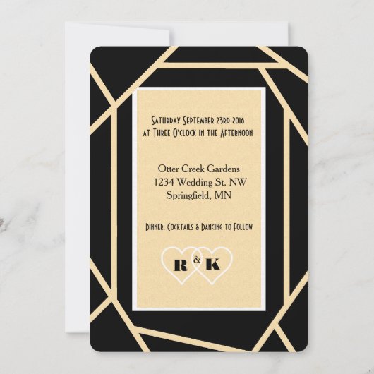 Elegant Wedding Vow Renewal Kaart (Achterkant)