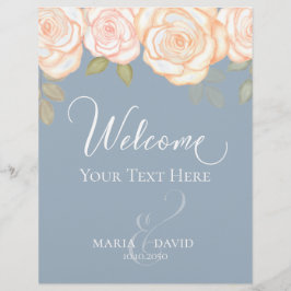 Elegant Wedding Welcome Creëer Your Ewn Dusty Flyer