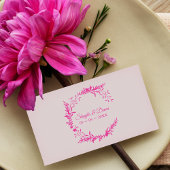 Elegant Wedding Wreath Wildbloemen en Branches Rubberstempel