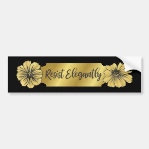 Elegant weerstaan bumpersticker