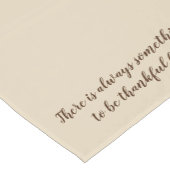 Elegant, wees dankbaar voor Thanksgiving Korte Tafelloper (Hoek)