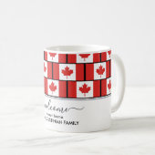 Elegant Welcome CANADA FLAG Koffiemok (Voorkant rechts)