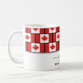 Elegant Welcome CANADA FLAG Koffiemok (Links)