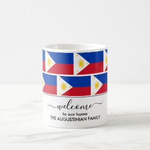 Elegant Welcome PHILIPPINES FLAG Koffiemok