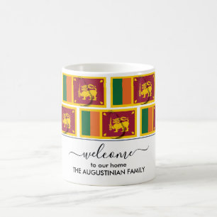 Elegant Welcome SRI LANKA FLAG Coffee Mok