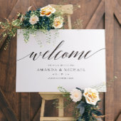Elegant Welcome Wedding Sign Poster