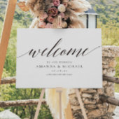 Elegant Welcome Wedding Sign Poster
