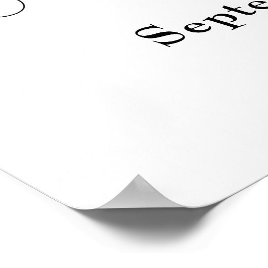 Elegant Welkom bij het repetitieve diner Poster (Hoek)