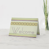 Elegant Welkom bij het team Kaart (Voorkant)