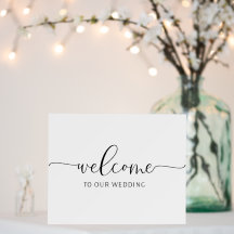 Elegant Welkom bij onze bruiloft, Script Font