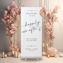 Elegant welkom bij onze Happy Ever After Wedding