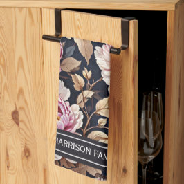 Elegant Welkom Blush Roze Pioen Bloemen Theedoek