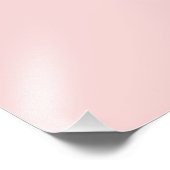 Elegant Welkom Bruiloft Roze wit Kalligrafie Foto Afdruk (Hoek)