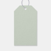 Elegant Welkom Eucalyptus waterverf Bruiloft Cadeaulabel (Achterkant)