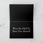 Elegant welkom in het team! Wenskaart Kaart (Binnen)